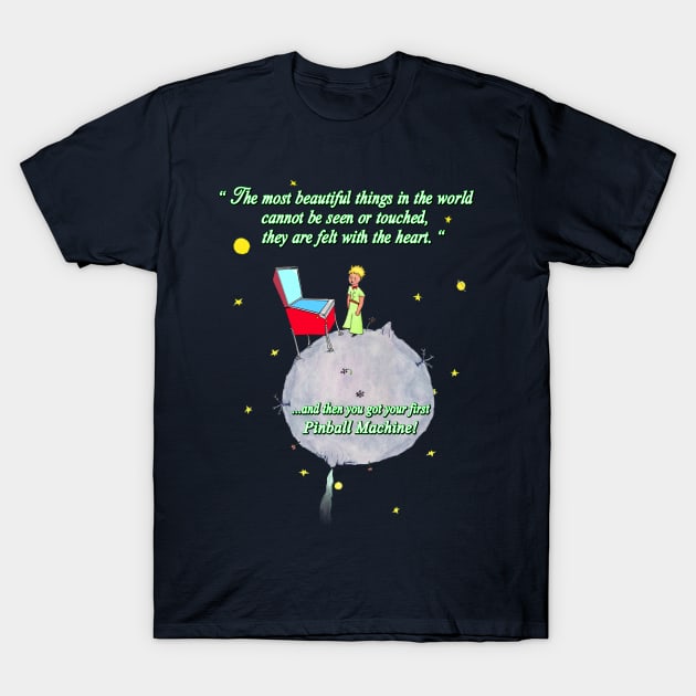 The Little Prince Pinball 1 T-Shirt by Uwantmytees